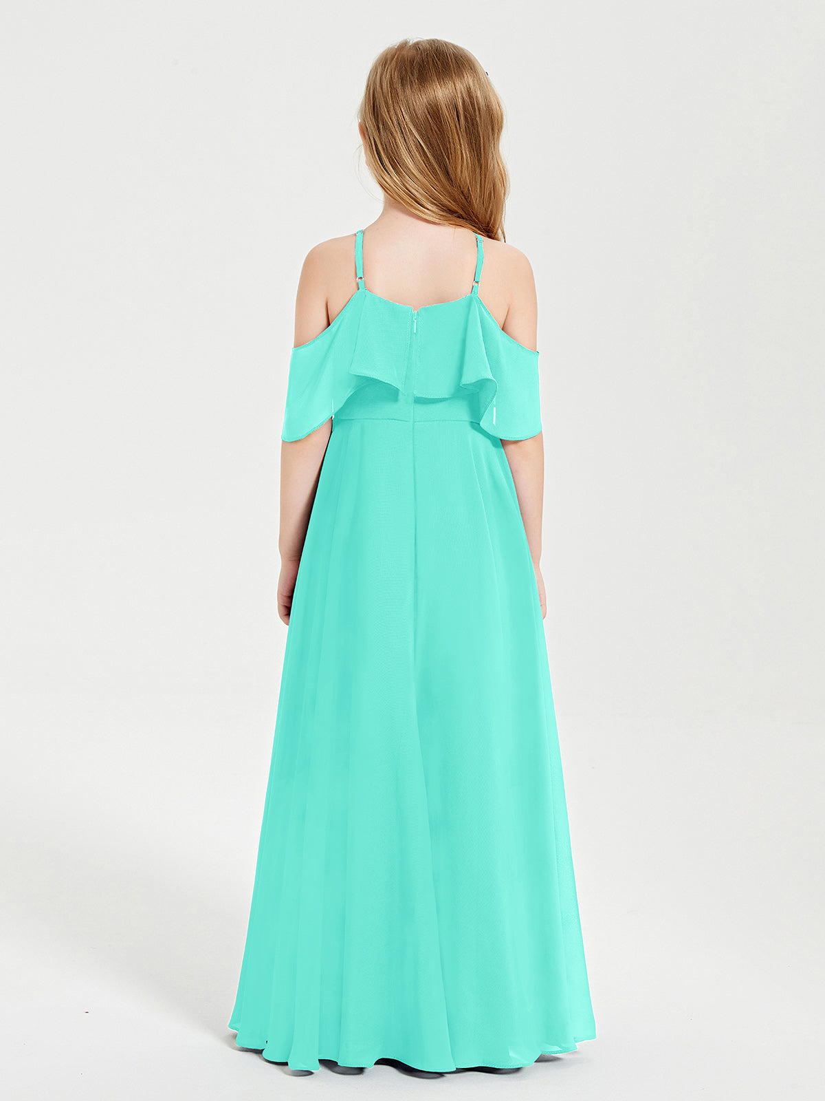 Off-the-Shoulder Long Dresses for Junior Bridesmaids Spa